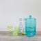 Hello Honey 7-Quart Acrylic Beverage Dispenser with Spout, Aqua Color